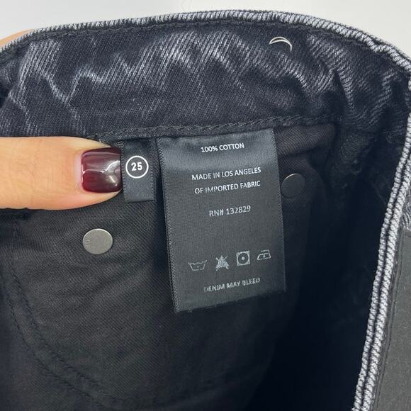 GRLFRND | The Melanie High Rise Boot Cut Black Jeans Rockaway 25 - Picture 10 of 10